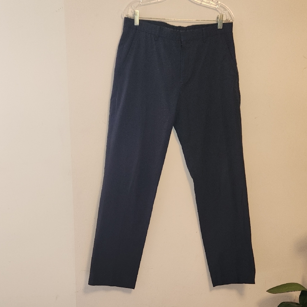 A/X Armani Exchange Navy Gray Pinstripe Mens Pant Size 32x32
